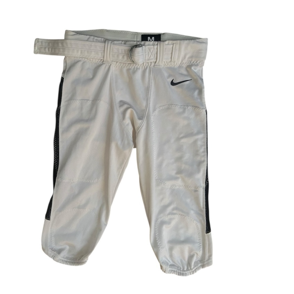 🏈 Nike Pro Padded Football Girdle Pants – White‎ / Black – Men’s M